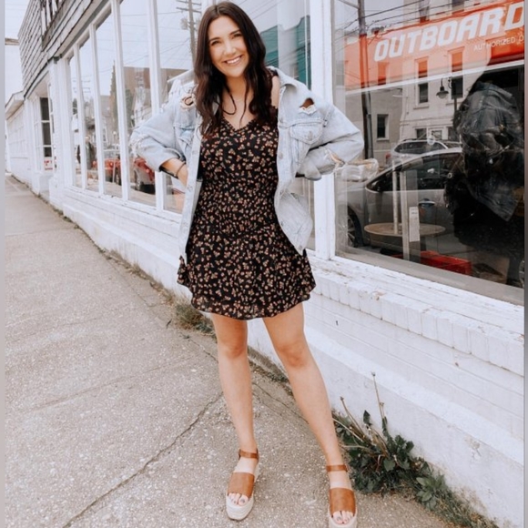 Just Fab Hallie Espadrille Flatform Platform Sandals Cognac Tan 9 - Picture 3 of 12